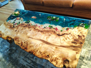 3D-Fisch-Epoxidharz-Tisch