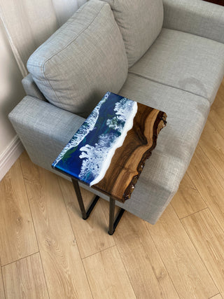 Epoxy Resin Sofa Table