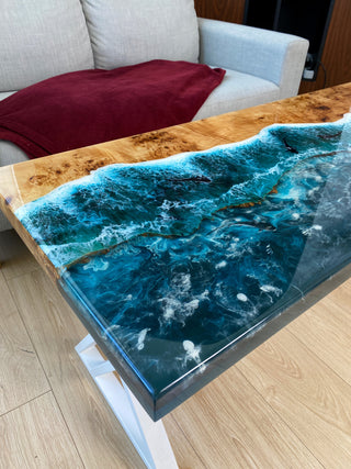 Epoxy Resin Table Ocean