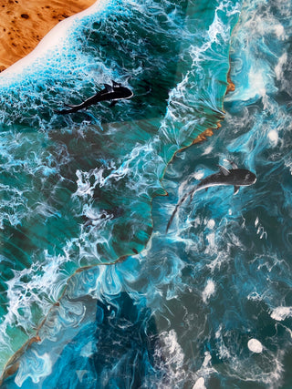 Epoxy Resin Table Ocean