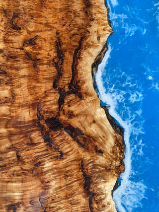 Live Edge Blue River Table