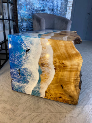 Waterfall Edge Dining Table