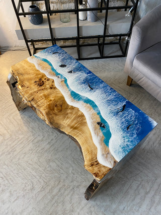 Waterfall Edge Dining Table