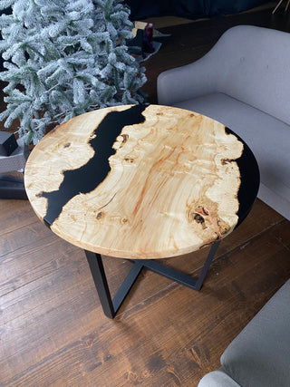 Round Epoxy Resin Table