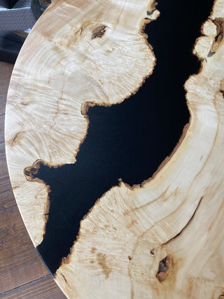 Round Epoxy Resin Table