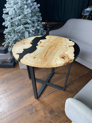 Round Epoxy Resin Table