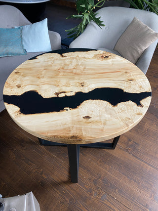 Round Epoxy Resin Table