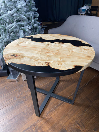 Round Epoxy Resin Table