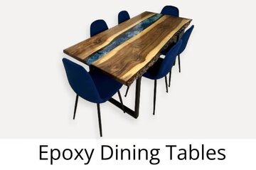 Resin Wood Dining Tables To Order ThunderWood Studio