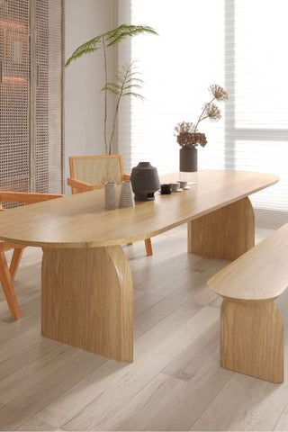 Custom Ash Wood Dining Table 50x30”, H31” Without benches
