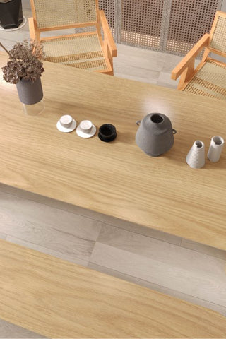 Custom Ash Wood Dining Table 50x30”, H31” Without benches