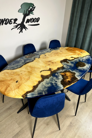 Custom Oval table for Richard
