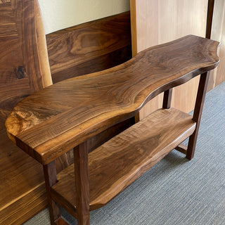 Black Walnut Console Table & Entryway Table