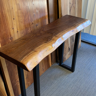 Modern Black Walnut Entryway Table
