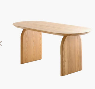 Custom Ash Wood Dining Table 50x30”, H31”