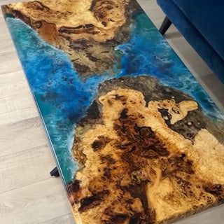 Custom waterfall table 120x70, H 50cm
