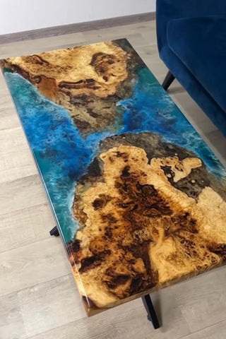 Custom waterfall table 120x70, H 50cm