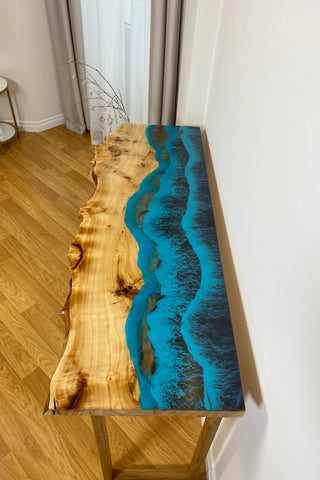 Epoxy Resin Console Table