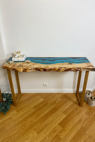 Epoxy Resin Console Table