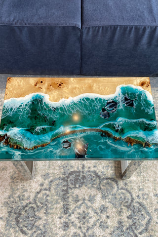 Couchtisch mit nautischem Thema