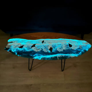 Im Dunkeln leuchtendes Epoxidharz-Ozean-Surfbrett
