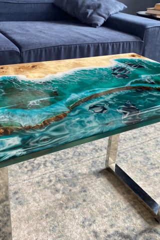 Couchtisch mit nautischem Thema