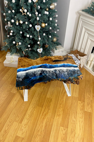 Live Edge Resin Coffee Table
