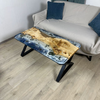 Glowing Ocean Epoxy Resin Table