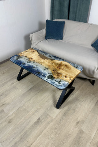 Glowing Ocean Epoxy Resin Table