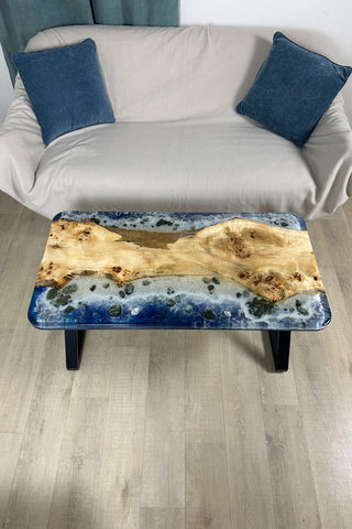 Glowing Ocean Epoxy Resin Table