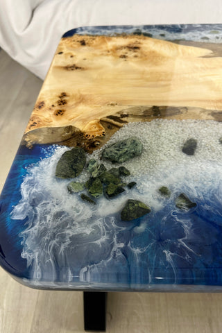 Glowing Ocean Epoxy Resin Table