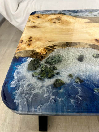 Glowing Ocean Epoxy Resin Table