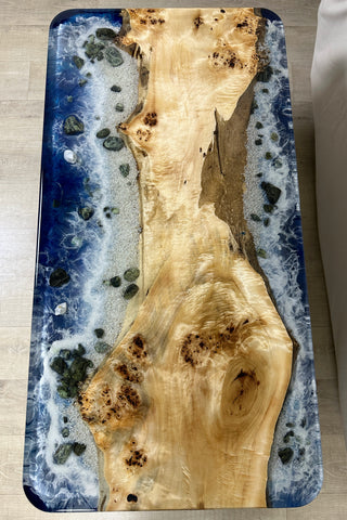 Glowing Ocean Epoxy Resin Table