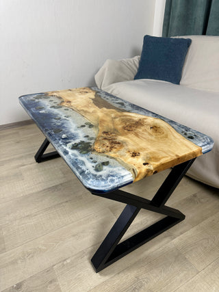 Glowing Ocean Epoxy Resin Table