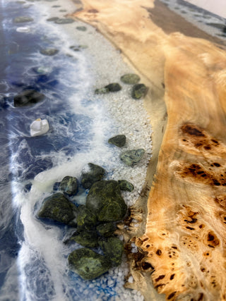 Glowing Ocean Epoxy Resin Table