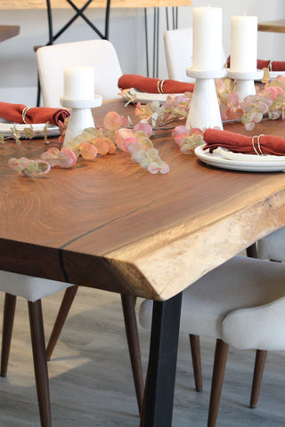 Live Edge Black Walnut Dining Table