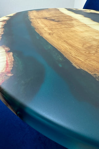 Maple Epoxy Dining Table for 4