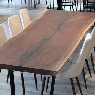 Live Edge Black Walnut Dining Table