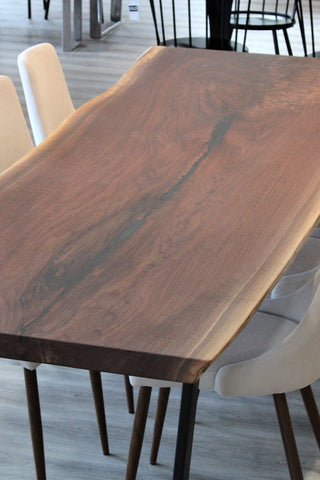 Live Edge Black Walnut Dining Table