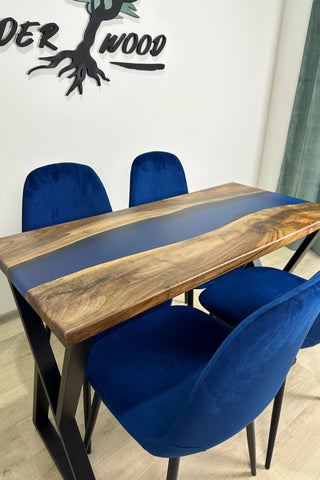 Walnut Blue River Table