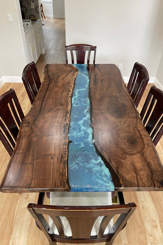 Epoxy River Conference Table