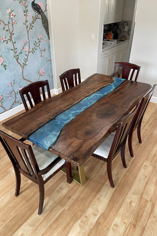 Epoxy River Conference Table