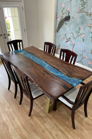 Epoxy River Conference Table