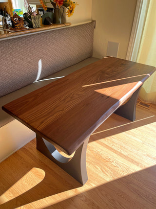 Solid Walnut Wood Dining Table for 4