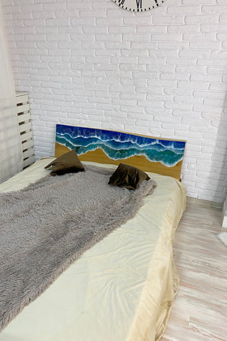 Ocean Resin Headboard