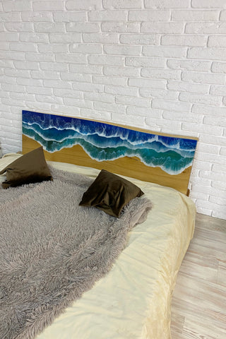 Ocean Resin Headboard