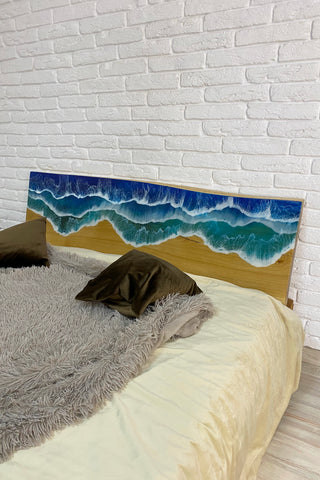 Ocean Resin Headboard