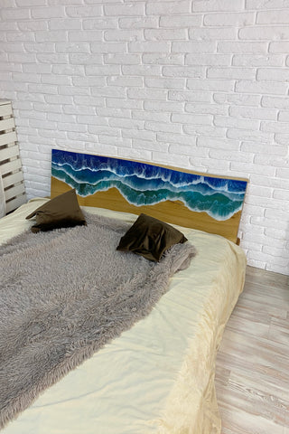 Ocean Resin Headboard