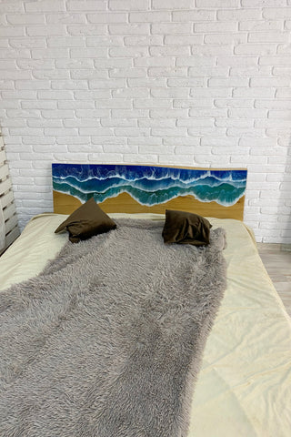 Ocean Resin Headboard