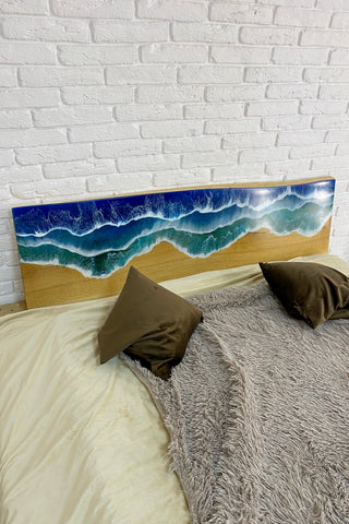 Ocean Resin Headboard